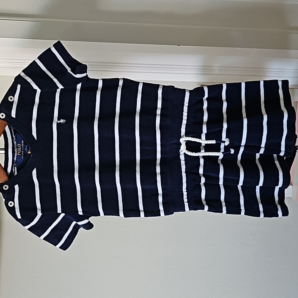 Polo Striped Romper girls